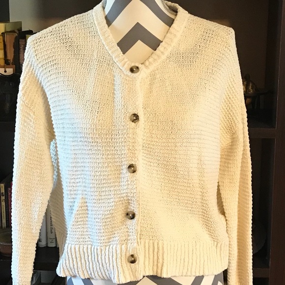 Madewell Sweaters - Madewell XS Cream Colored Cardigan